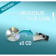 Clé USB personnalisable / 5 CD